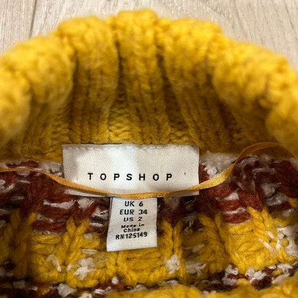 Top shop size 2 sweater - Picture 4 of 5